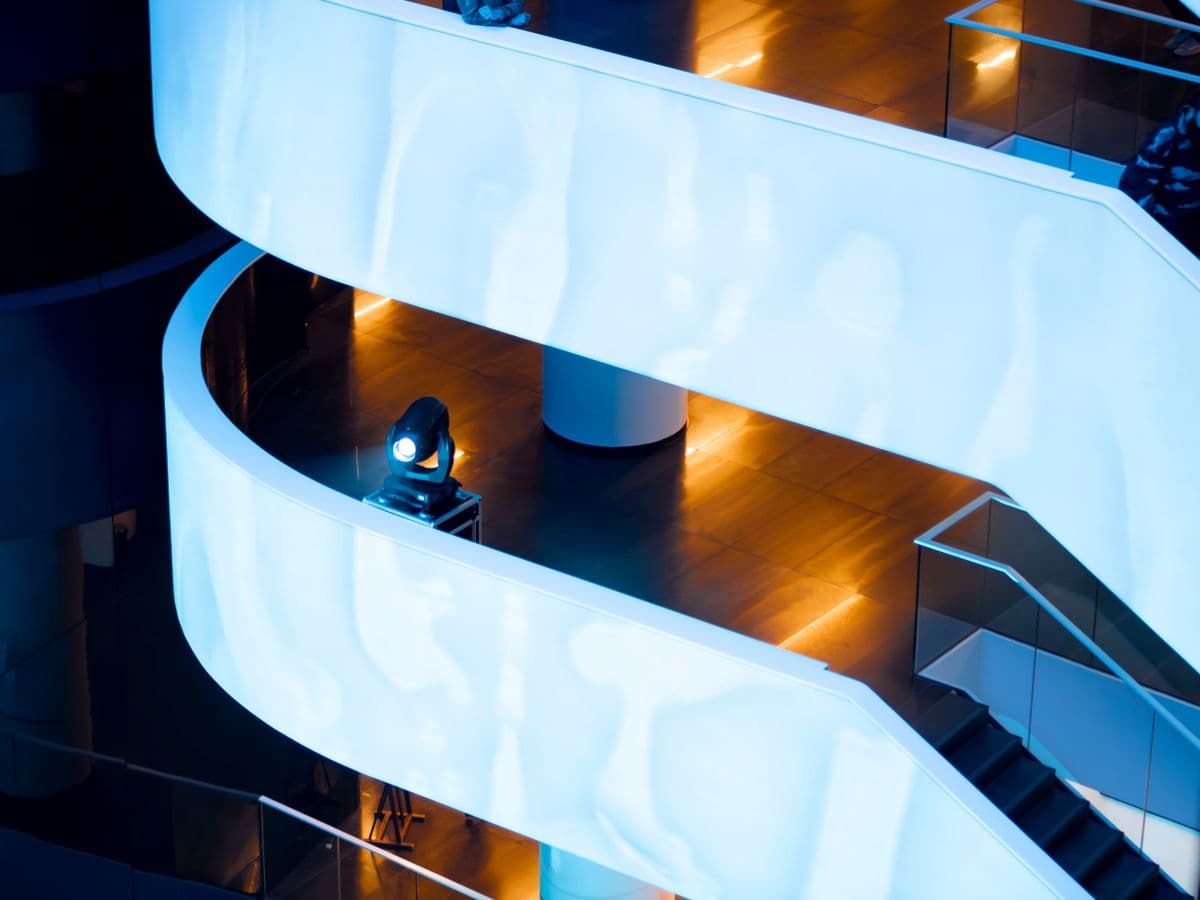 L Shaped Videowall